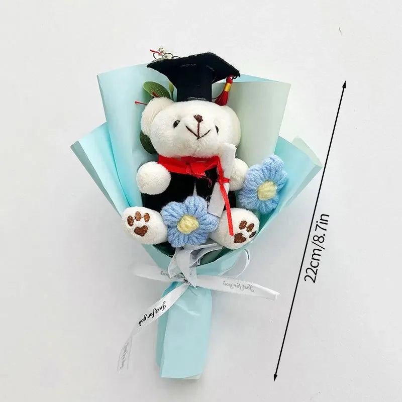 Crochet Graduation Bear Bouquet