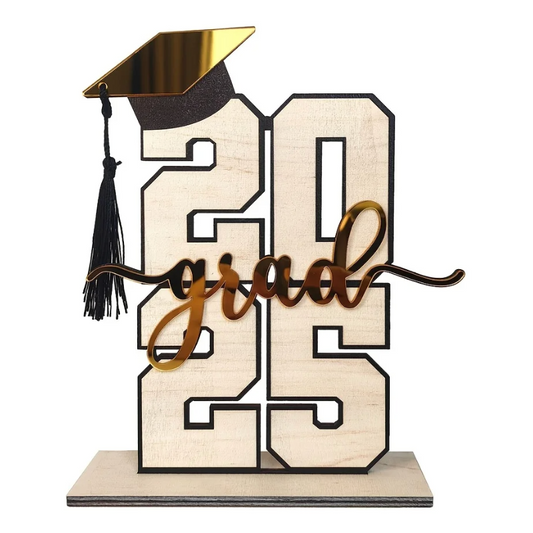2025 Grad Wooden Ornament
